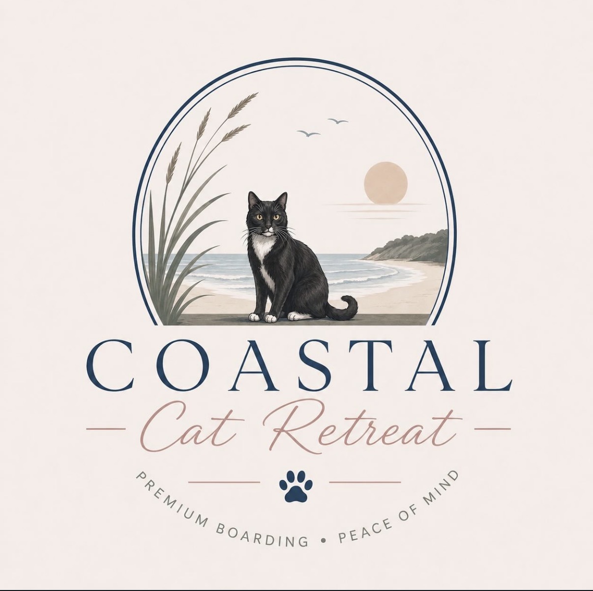 Coastal Cat Retreat Logo
